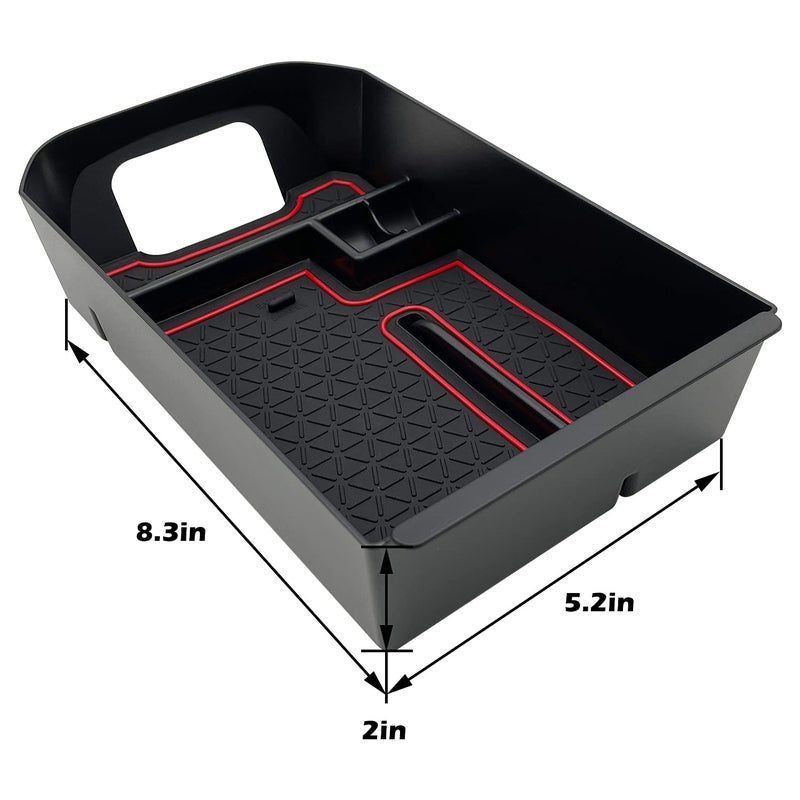 JOJOMARK Compatible with Toyota RAV4 Accessories Center Console Organizer Fits for RAV4 2019 2020 2021 2022 2023 2024 2025 RAV4 Prime 2021-2025 - Image 4